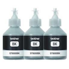 Brother 黑色補充墨水 BT6000BK 適用 T300/T500W/T700W/T800W, 1套