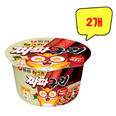 농심 앵그리 짜파구리 큰사발 컵라면, 2개