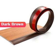 카펫에서 타일 바닥으로의 전환 스트립 내마모성 자가 접착 엣지 트림 디바이더, 1개, 9. 35 x 5mm-Dark Brown