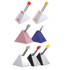 핫라인 3NEW 고급형 마우스 번지대 선정리 선고정 번지 클립, 고급형 번지대 블랙-레드, 1개