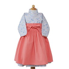 패션스타트 패턴인 P404 Hanbok 아동 여아 철릭 한복 치마 저고리 옷 패턴 도안 옷본 아동복, 1개, 혼합
