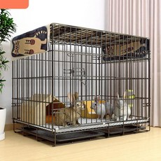 대형 토끼집 빌라형 하우스 실내용 자동청소 애완토끼 케이지, 11. 블랙 2단 85x60x70SET