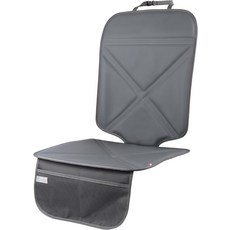 비아비트 카시트 프로텍터 가죽 방수 안전 시트 커버 두꺼운 패드와 2개의 큰 포켓 내구성 킥 매트 포함 블랙, brown