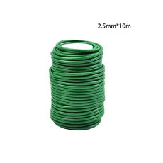 원예 식물 소프트 와이어 유연한 타이 부드러운 코팅 빵끈 고무 야채용 도구 8 m 10m, 01 China Mainland, 02 2.5mmx10m
