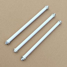 吊燈移位器 風扇移位吸頂燈具改位神器 轉彎器 底座餐吊燈配件, 白色 過線杆長20釐米1根 附鋸條/螺母