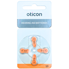 오티콘 보청기 배터리 건전지 밧데리 약, 1세트, 오티콘 13A, (40알)
