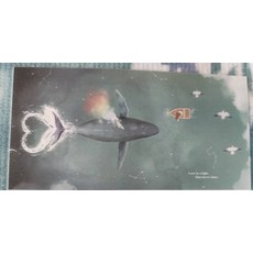 Glimmer illustration 與大海相遇 鯨魚圖案海灘巾 親膚柔軟 吸水快乾, 台灣 官方海灘巾 與大海相遇, 1個