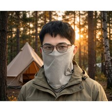 초이스 UV차단 쿨링 야외 넥게이트 마스크, 1개, 클라우드 아이보리
