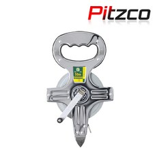 피츠코 전문가용 스틸 롱 줄자 100m 긴줄자 산업용 공업용 육상용 인테리어, 1개