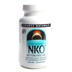 SOURCE NATURALS 磷蝦油軟膠囊 1000mg, 1罐, 90顆