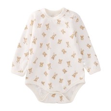 雪倫小舖 日系空氣棉緹花肩扣式包屁衣 嬰兒長袖連身衣 新生兒薄長袖睡衣