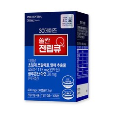 프리벤트라 30데이즈 쏠칸 전립큐 초임계 쏘팔메토 글루콘산 아연, 1개, 30회분