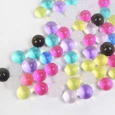 250g 크리스탈 토양 물 공 젤리 젤 비즈 홈 13mm, 1개