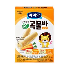 일동후디스 구워만든 순곡물 바, 당근, 40g, 1개