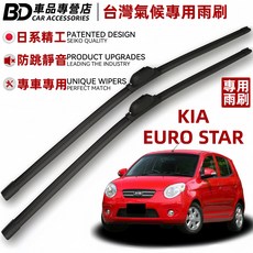 BD 車品專營店 KIA EURO STAR 專用雨刷 日系精工靜音雨刷 台灣氣候專用