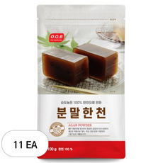 밀양한천 분말한천, 100g, 11개