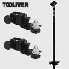 코이스 삼각대 레이저 레벨기 거치대 타일 수평 삼각다리 Set, 3M 고정대 + 브라켓, 1세트