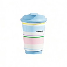 스타플러스 Y2K 휴대용 커피컵 400ml, 1개, 블루