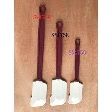 糖軒町 三能SN4759 SN4758 SN4757 耐熱矽膠刮刀，耐高溫矽膠材質，一體成型易清洗，多尺寸選擇，不傷鍋具，輕鬆料理好幫手, 1個, 耐高熱矽膠刮刀(小)
