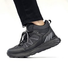 슬레진저 경량 메쉬 트레킹화 남자 발편한 하이탑 등산 스포츠 워킹화 논슬립 레저 신발 작업화