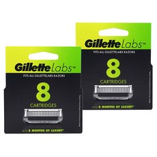 질레트 랩스 면도기날, 2개, 8개입