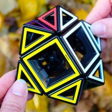 할로우 스큐브 안이보이는큐브 솔루션북 아이장난감 장난감큐브, 1개