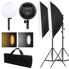 YiDATEC YD-300 可調色溫無段調光LED攝影燈 補光燈 攝影棚燈, 1個