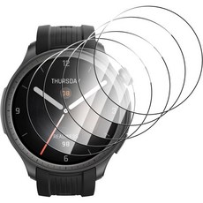 Natbok 5개입 스마트워치용 화면 보호필름 구글 픽셀 워치 43 45mm 부드럽고 유연한 TPU 필름 4 45mm용 전체 커버 고화질 선명도 지문 인식 잠금 지원, Amazfit Balance Smart Watch 46