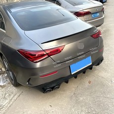 벤츠 CLA 클래스 C118 2020-2022 CLA180 200 220 250 260 스포일러 호환, 광택이 있는 블랙
