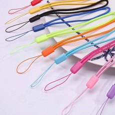 다용도용 가죽소재 폰스트랩 분실방지 손목걸이 카메라용 핸드폰줄 걸이용 끈, 옐로우