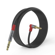 ANYPLUS USB C to 3.5mm 오디오 어댑터 타입 C - 3.5mm 암 헤드폰 잭 Aux 오디오 동글 코드 1개 아이폰 15/16/16 프로 맥스/16 프로/16, 3.5mm to 3.5mm aux cable-Angle, 6.6FT /2M -1PCS