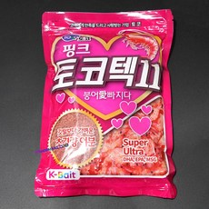 토코 핑크 토코텍11 민물 붕어 떡밥 어분 집어제 민물 낚시 떡밥, 1개, 400g