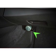 YUNCHUANG BMW 5系列 F10 F11 專用車用收納盒, 隱藏傘架,S, 1個