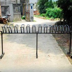 스탠드 자전거 주차대 업소용 산악자전거 진열대 랙, 1.2M 양측 6대 수용