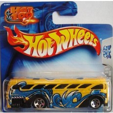 HOT WHEELS 힐 TAG 태그 RIDES SURFIN' S'COOL BUS 3/5 옐로우 쇼트 카드 핫 100, HOT WHEELS 힐 TAG 태그 RIDES SURF