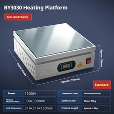 가열 스테이션 디지털 예열 플랫폼 전자 핫 플레이트 유지 보수 PCB LCD 화면 수리를 위한, 07 BY3030 220V