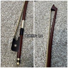 專業大提琴圓弓 紅木精造 黑檀木珍珠眼馬尾庫 柚子樂器, 1個, 大提琴弓-1/4
