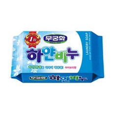 무궁화 세탁비누 하얀비누, 230g, 6개