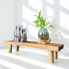 天然柚木日式矮桌 創意桌椅, 天然柚木日式矮桌/櫥窗展示小桌(A)