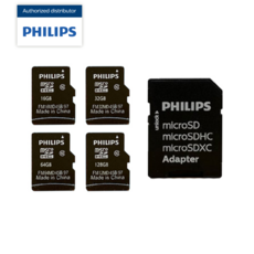 필립스 micro SD카드 Class 10 + 어답터, 16GB, 16GB, 1개