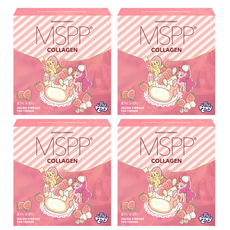 美神契約 MSPP 膠原蛋白 草莓牛奶口味 10克 x 15包, 10g, 4套