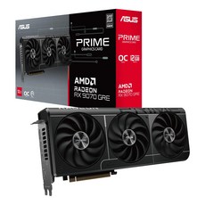 ASUS AMD Radeon RX 9070 GRE OVER EDITION 12GB GDDR6 PRIME-RX9070GRE-O12G-EVO 비디오 카드 국내