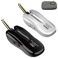 아로마 무선기타잭 전자악기 와이어리스 시스템 AROMA ARG-05, 블랙 & 화이트, 1개