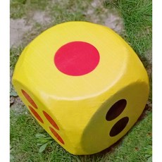 초대형 주사위 촬영소품 이벤트 게임 50CM 레크레이션, 노란색 50cm 주사위 1개