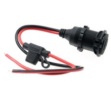 12V 매립용 시가잭포트 블박연결 상시전원 시거잭
