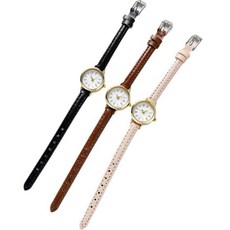 여성 여자 데일리 학생 패션 라운드 손목 시계, 핑크