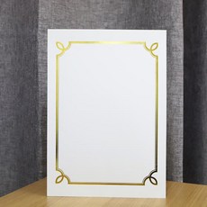 DM(도매콜) 금박 상장용지세트 20매 10-0, 본품