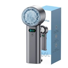 인플리바타 급속 냉각 저소음 손선풍기 100단 강력한 휴대용 선풍기, 블랙, H28