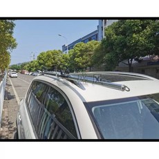 어닝바 차량용 브라켓 캐노피 클램프 루프랙 사이드월, 1개, 대형 가로봉 클립+신축봉