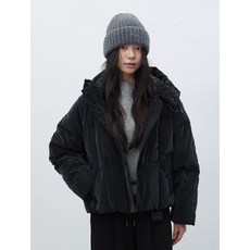 브랜드정품 제너럴아이디어 GENERALIDEA 스퀘어 퀼팅 후드 푸퍼 BLACK WBE4L07537 293659